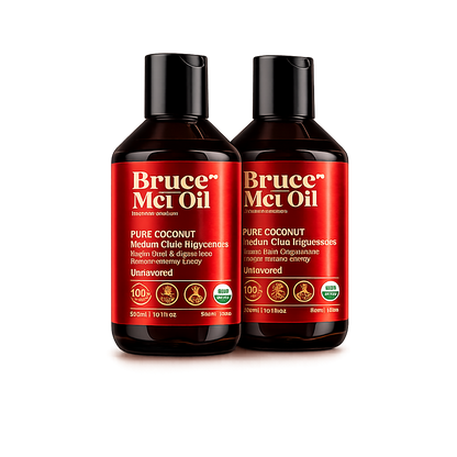 Organic MCT oil from Brand Bruce 2 Bottles