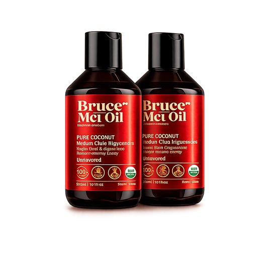 Organic MCT oil from Brand Bruce 2 Bottles